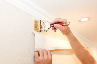 Pose de papier peint à Halloy — revêtements muraux et toiles de verre